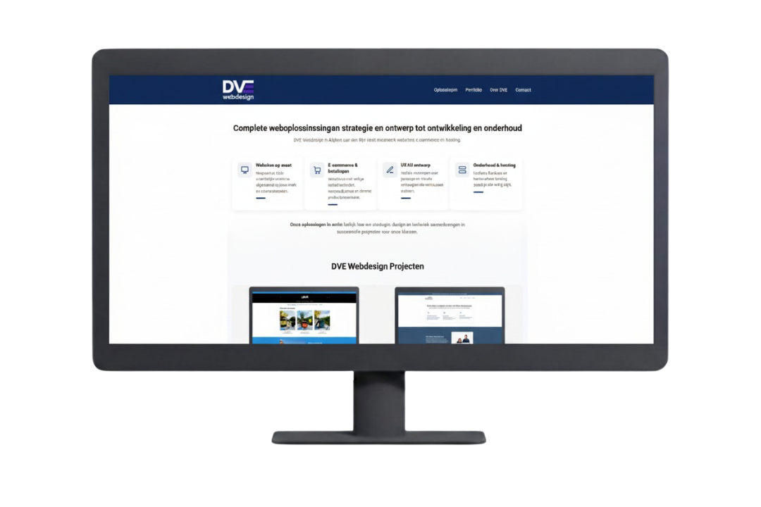 Website ontwerp DVE Webdesign