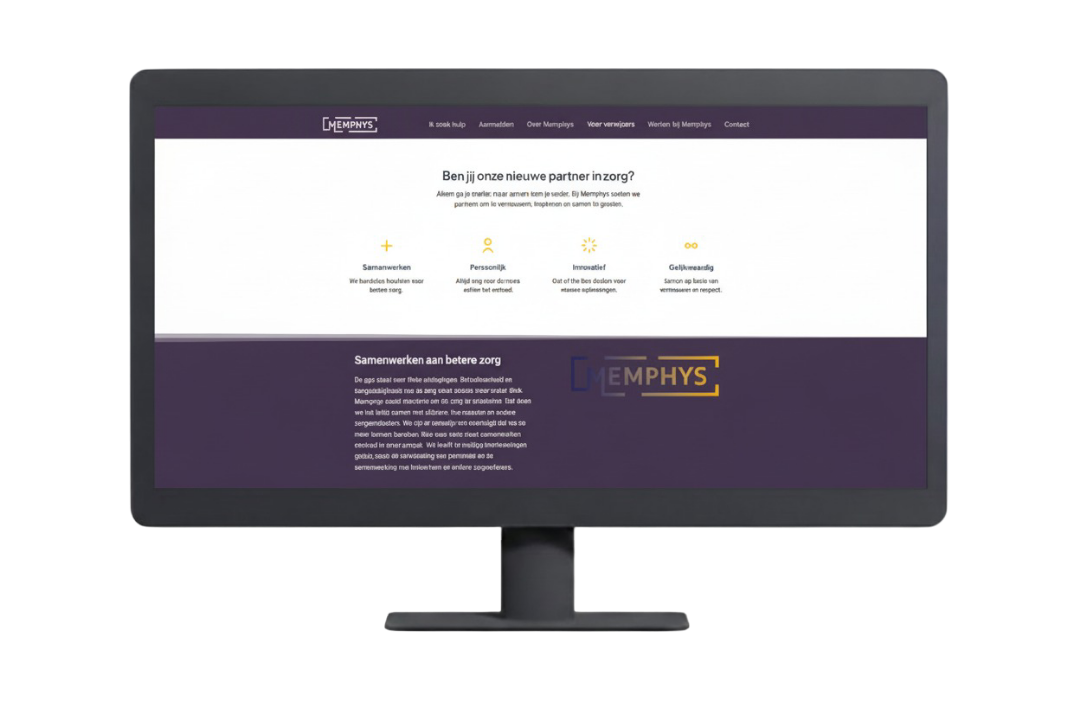 Website ontwerp Memphys